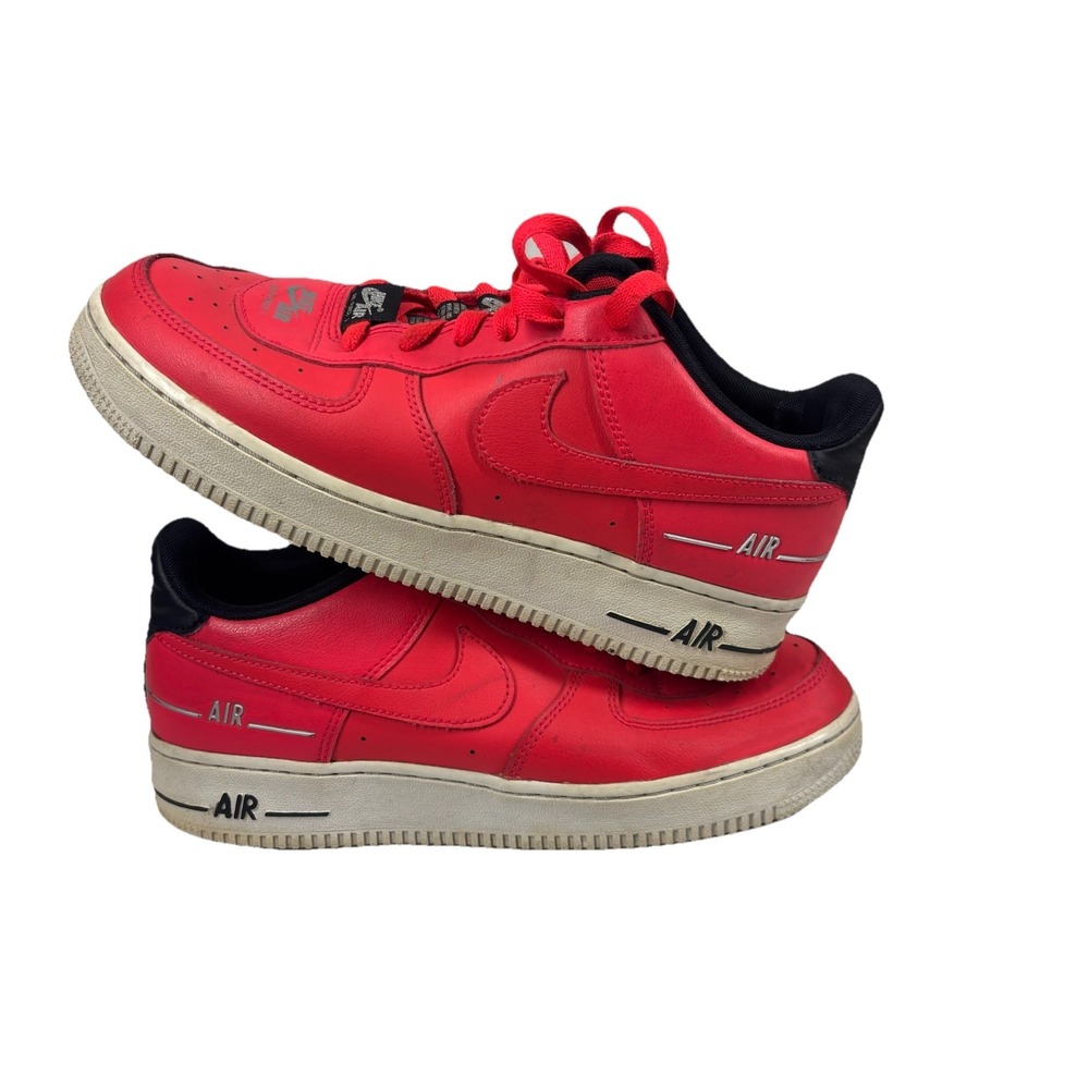 Nike Air Force 1 Low Red Sneakers GS Youth Size 6.5Y Basketball 314192-604